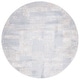 preview thumbnail 29 of 30, SAFAVIEH Continental Asal Modern Rug 6'7" Round - Light Grey/Beige - Round