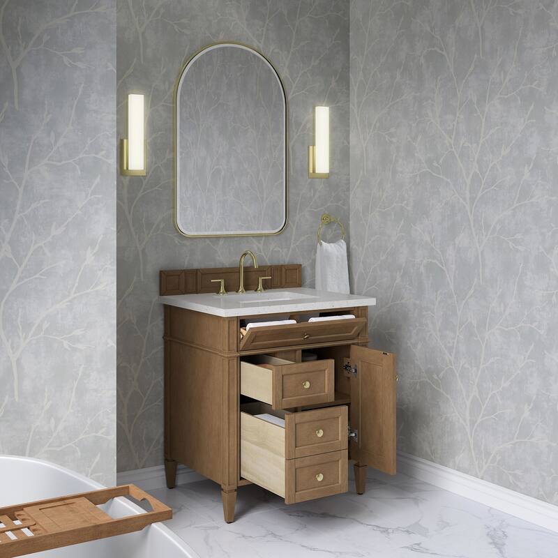 James Martin Vanities 655-V30-3LDL Brittany 30" Free Standing Single