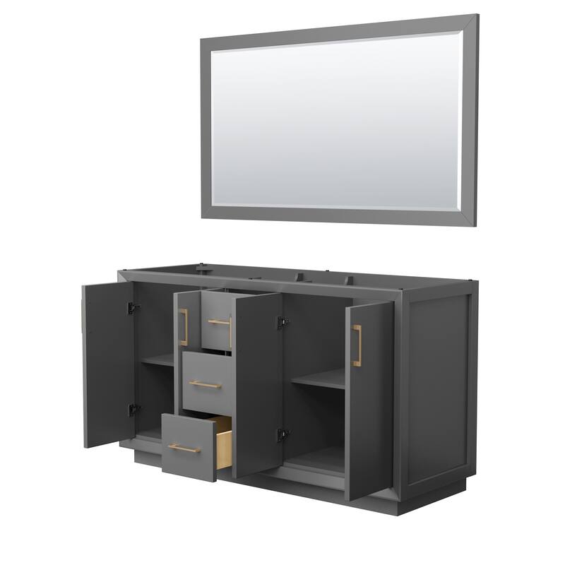 Wyndham Collection WCF414160D-CXSXX-M58 Strada 59" Double Free