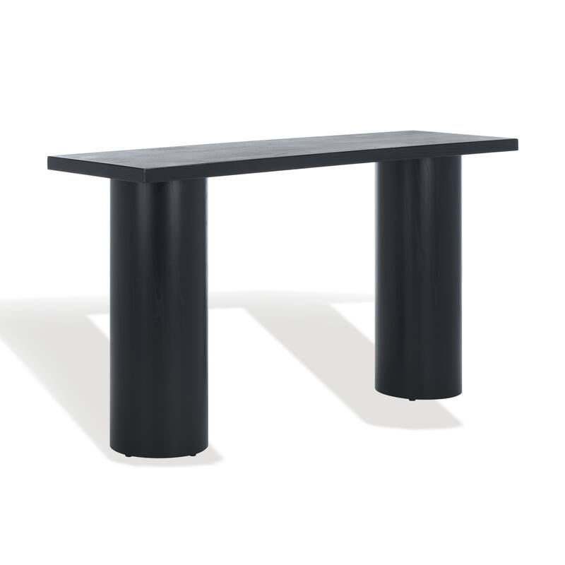 SAFAVIEH Couture Dimitriya Elm Wood Console Table - 54 In. W x 16 In. D x 30 In. H - 54"W x 16"D x 30"H