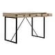 preview thumbnail 18 of 21, SAFAVIEH Hilton 21.65-Inch Metal drawer Desk, Rustic Brown and Black