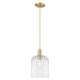 preview thumbnail 1 of 81, Innovations Lighting Endless Possibilities Arcadia - Bridal Veil - 1 Light 8" Cord Hung Mini Pendant Clear/Champagne Bronze