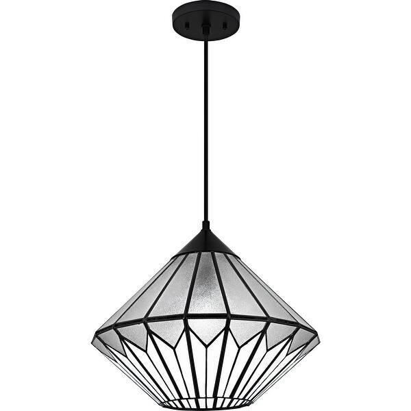 slide 2 of 8, Olivier 1-Light Matte Black Pendant
