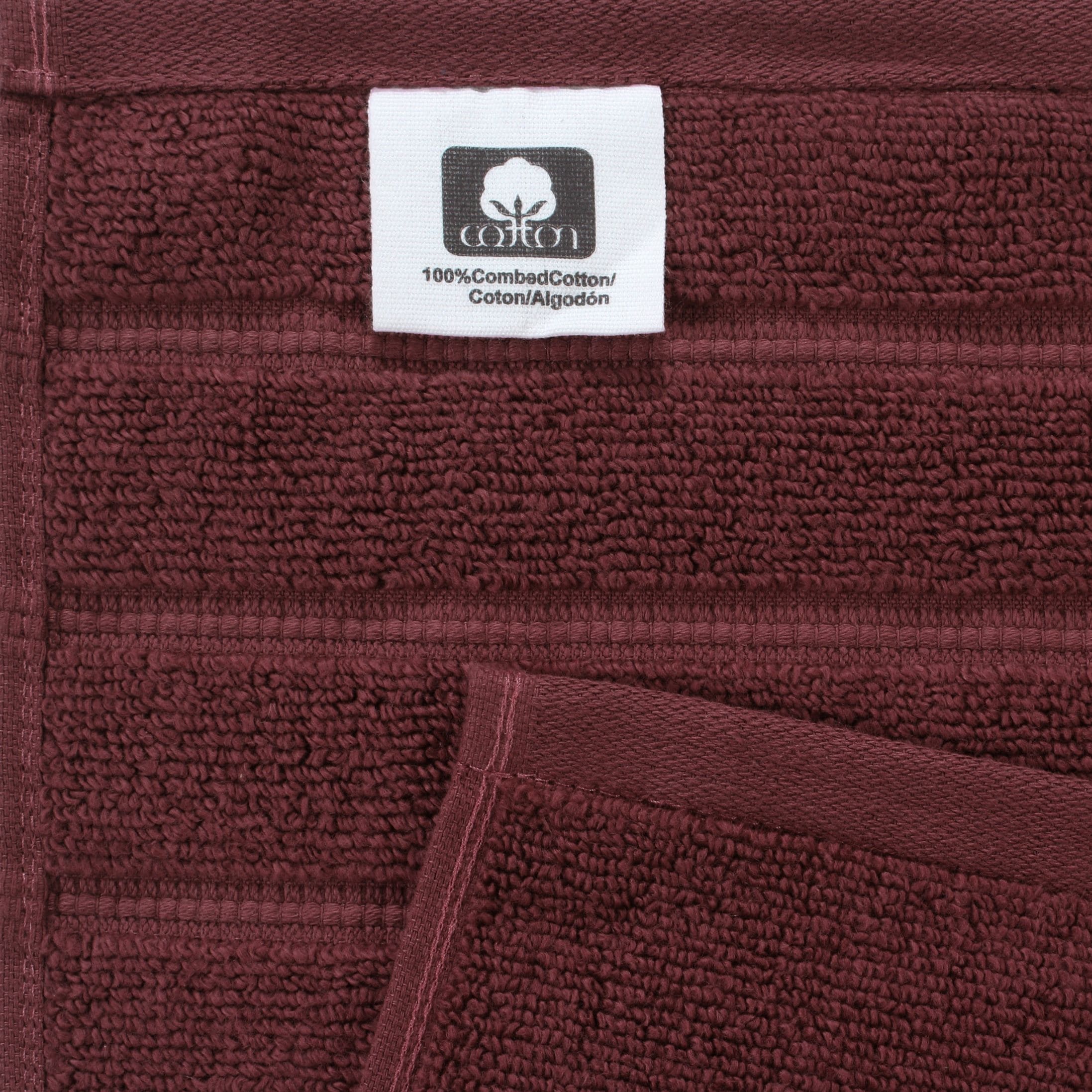 6-Piece Bibb Home 100% Egyptian Cotton Towel Set