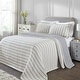 preview thumbnail 28 of 28, Superior Valencia Reversible Cotton Matelasse Bedspread and Sham Set