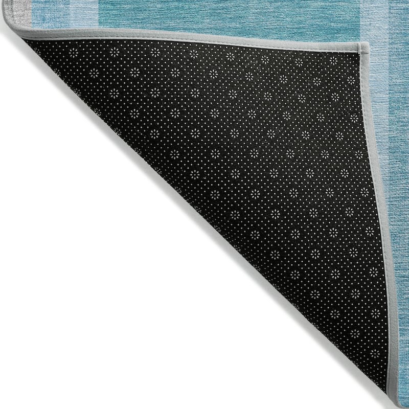 Machine Washable Indoor/ Outdoor Chantille Mid Century Modern Rug