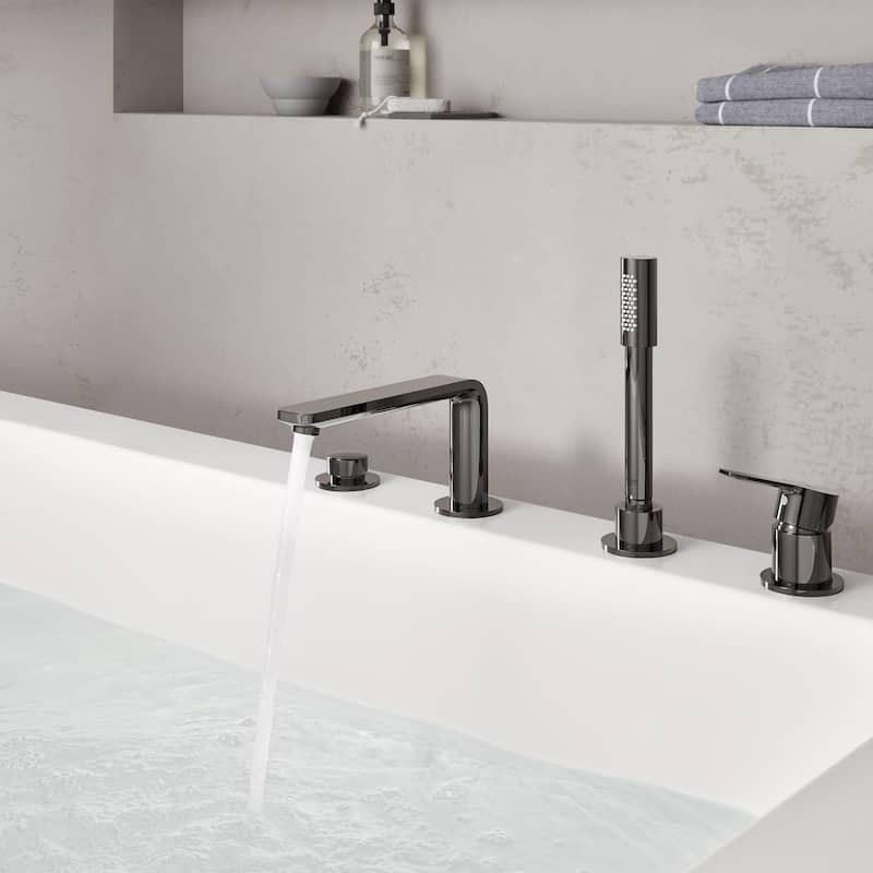 Grohe Lineare Deck Mounted Tub Filler with Built-In Diverter -