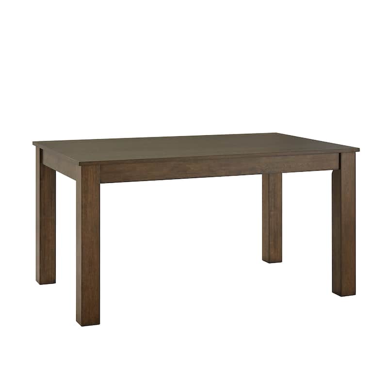 Harstad 60" Wood Finish Parson Dining Set by iNSPIRE Q Modern - Walnut