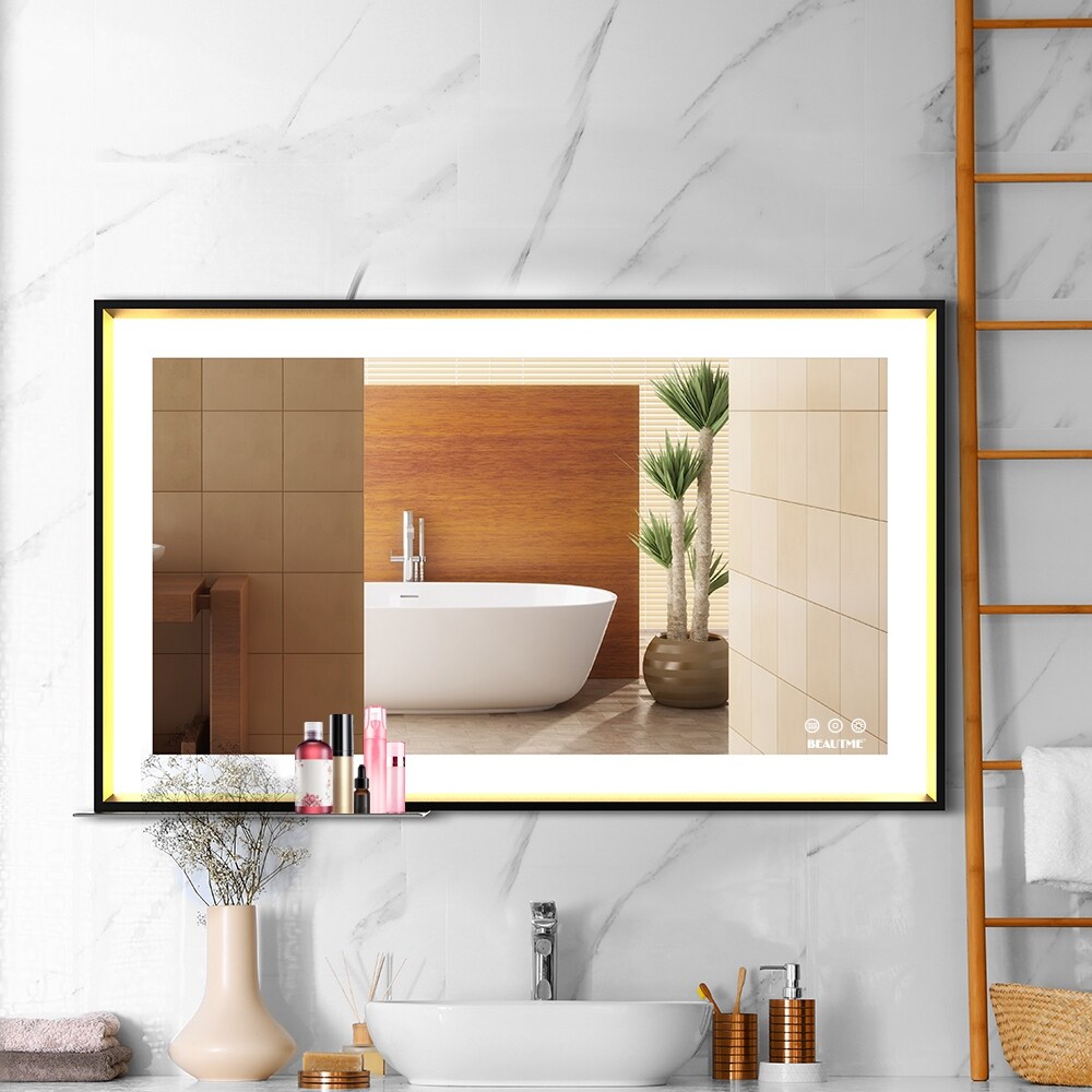 40 x 24 Wall Mount Bathroom Vanity Mirror with LED Lights Anti Fog Bed Bath Beyond 38449852