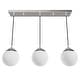 preview thumbnail 2 of 2, Hunter Hepburn 3 Light Cluster Ceiling Light - Kitchen, Island, Dining Room - Globe, Orb - Mid-Century Modern, Art Deco