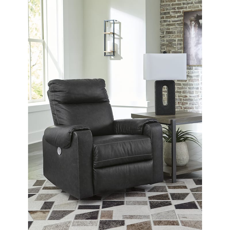 Signature Design by Ashley Barnsana Power Recliner - Carbon