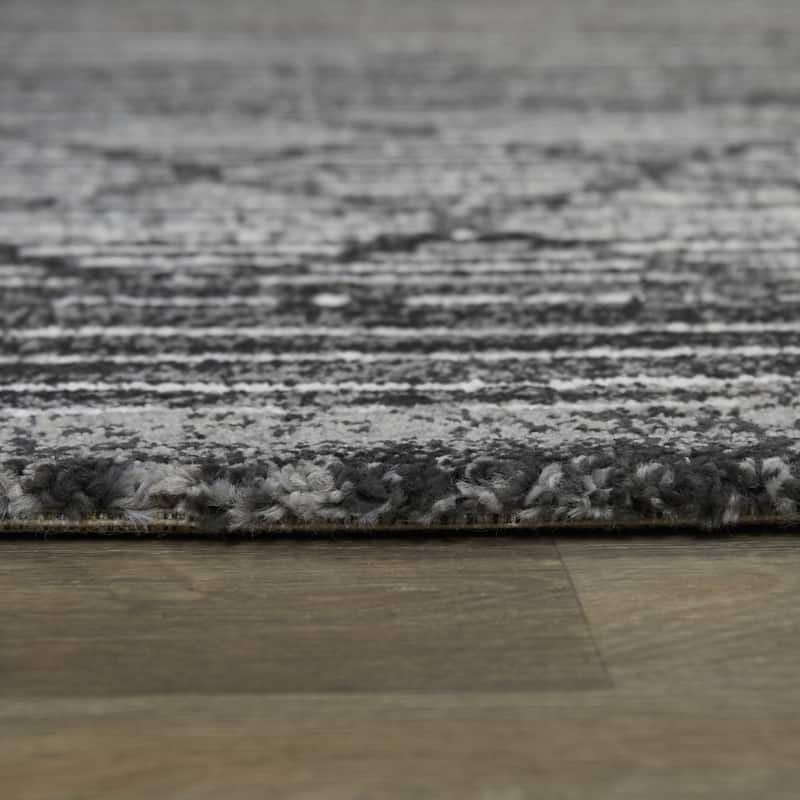 Madera Striped Contemporary Area Rug