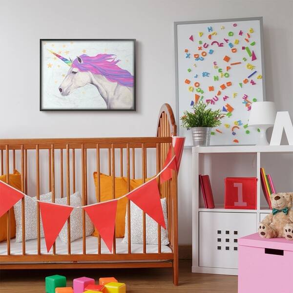 Shop The Kids Room By Stupell Gold Star Rainbow Unicorn Painting