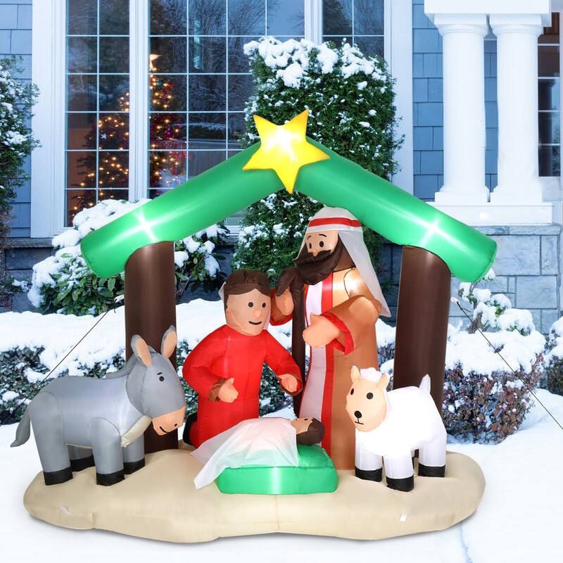 Inflatable Nativity Garden Jesus Decoration