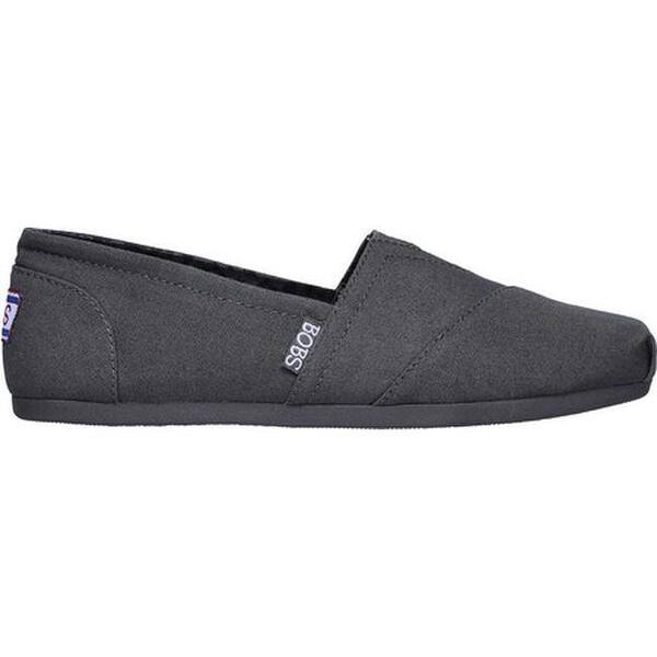 Shop Skechers Women S Bobs Plush Peace And Love Dark Gray On