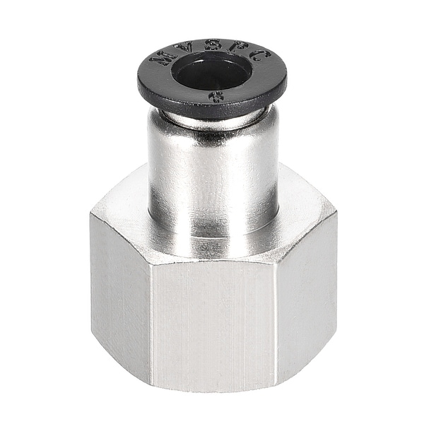 Push to Connect Tube Fitting Adapter 6mm OD x 3/8 NPT Straight Connecter