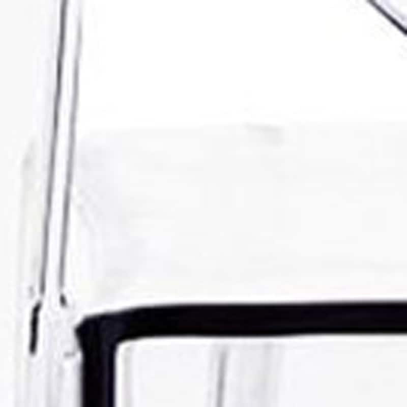 Clear Acrylic Solid Back Side Chair with Plastic Legs for Dining or Living Room - 15.5” x 15” x 36” (D x W x H)