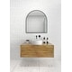 preview thumbnail 5 of 30, Glass Warehouse Arched Stainless Steel Framed Wall Mirror