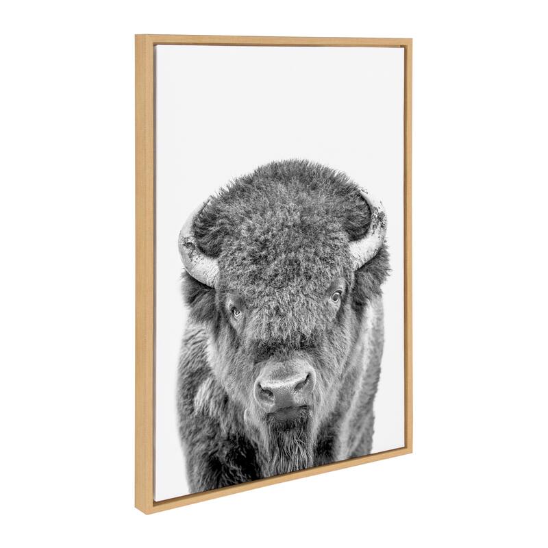 Kate and Laurel Sylvie Sylvie Moose Canvas Art Set by Amy Peterson