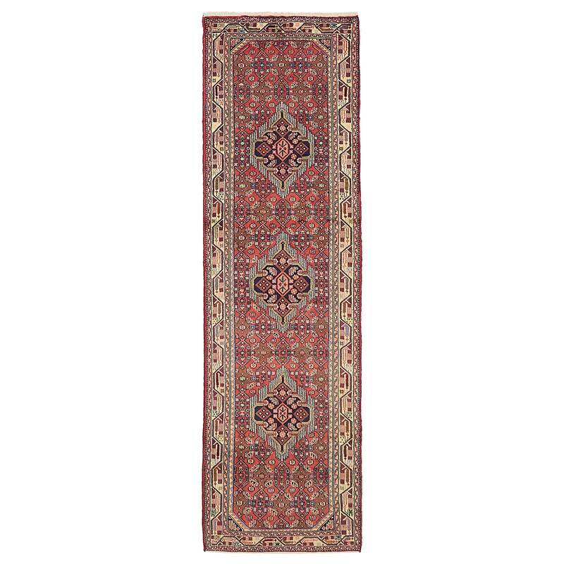 ECARPETGALLERY Hand-knotted Anadol Red Wool Rug - 2'7 x 9'2
