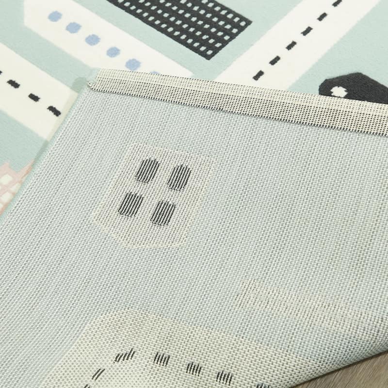 Mod-Tod Urban Adventure Road Map Kids' Rug