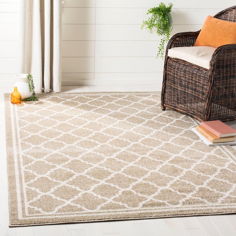 SAFAVIEH Amherst Namira Trellis Rug - 10' x 14' - Wheat/Beige