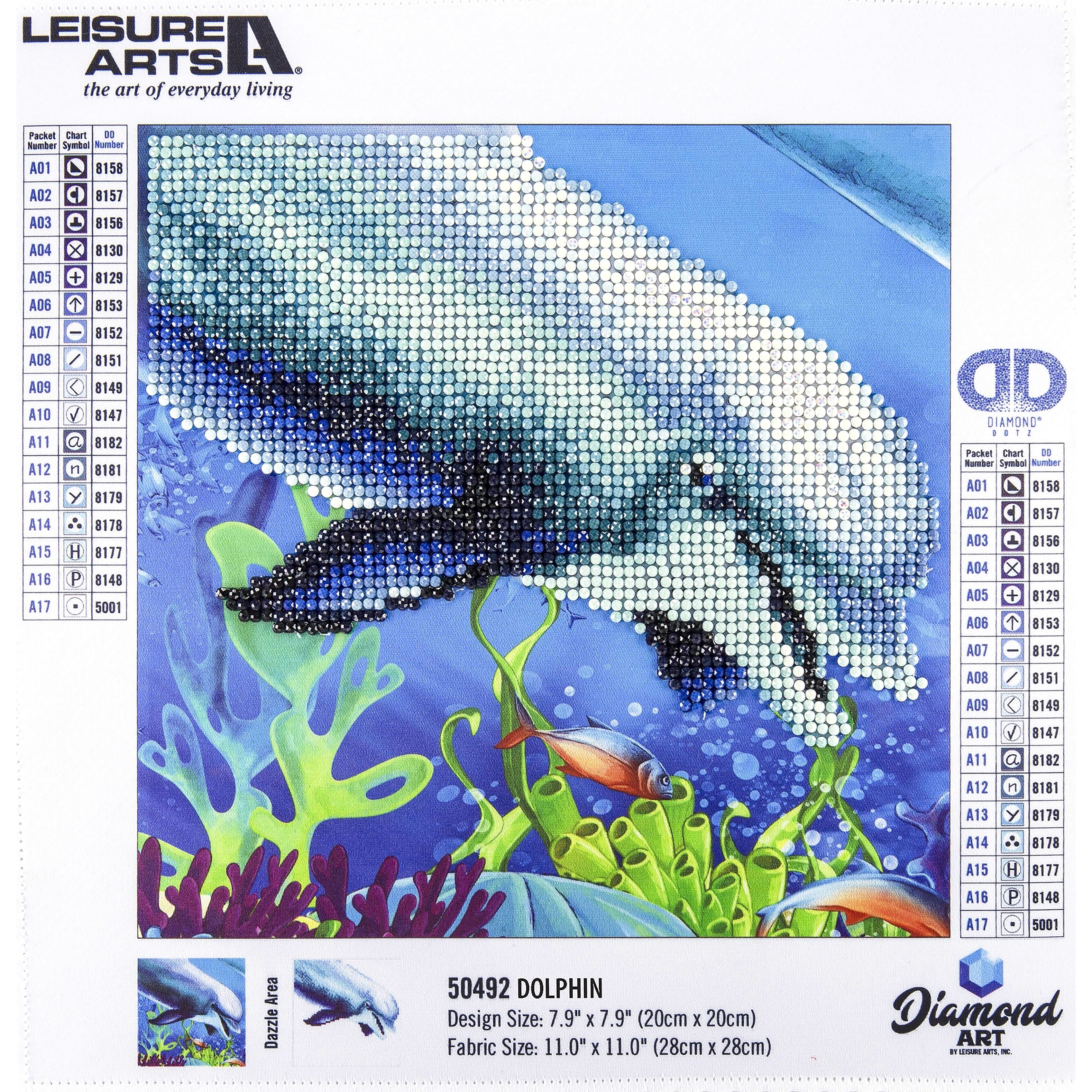 Shop Leisure Arts Sparkle Art Diamond Paint Kit 10 63 X10 63