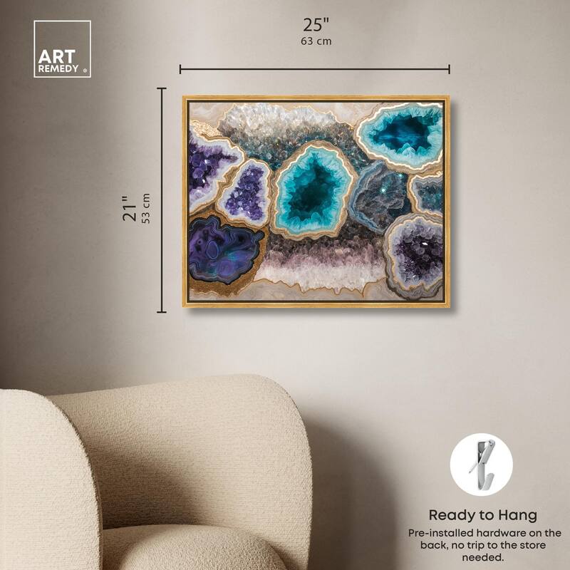 Mineral Multiverse Canvas by Art Remedy