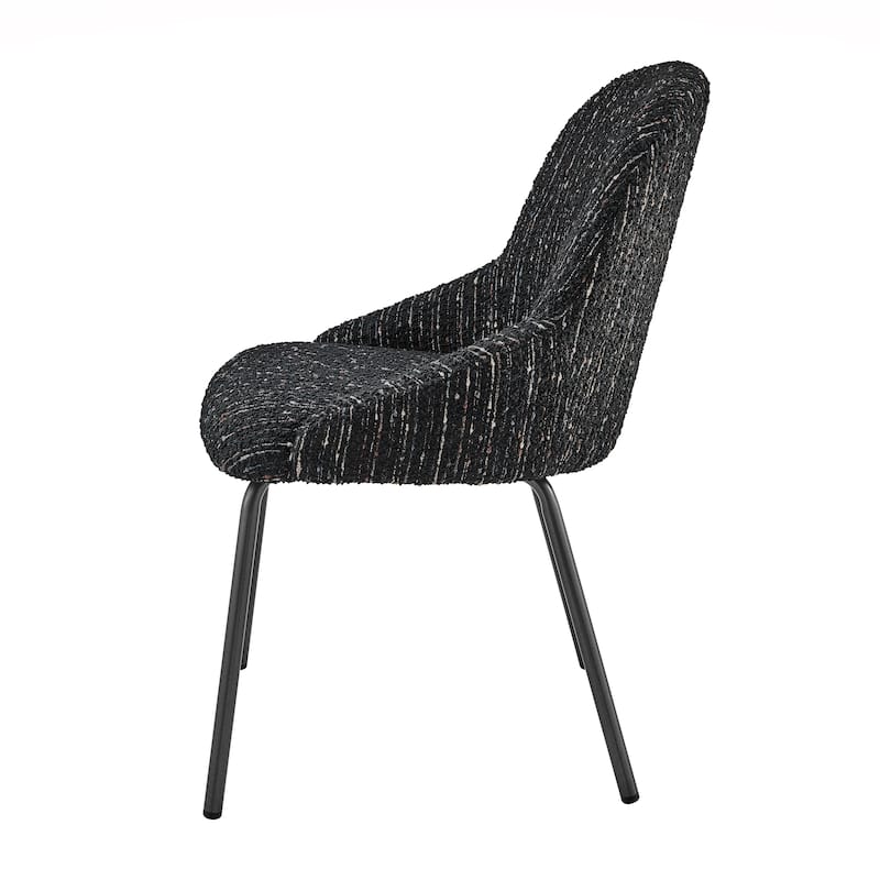 NPD Furniture Katrisa Boucle Dining Side Chair (Set of 2)