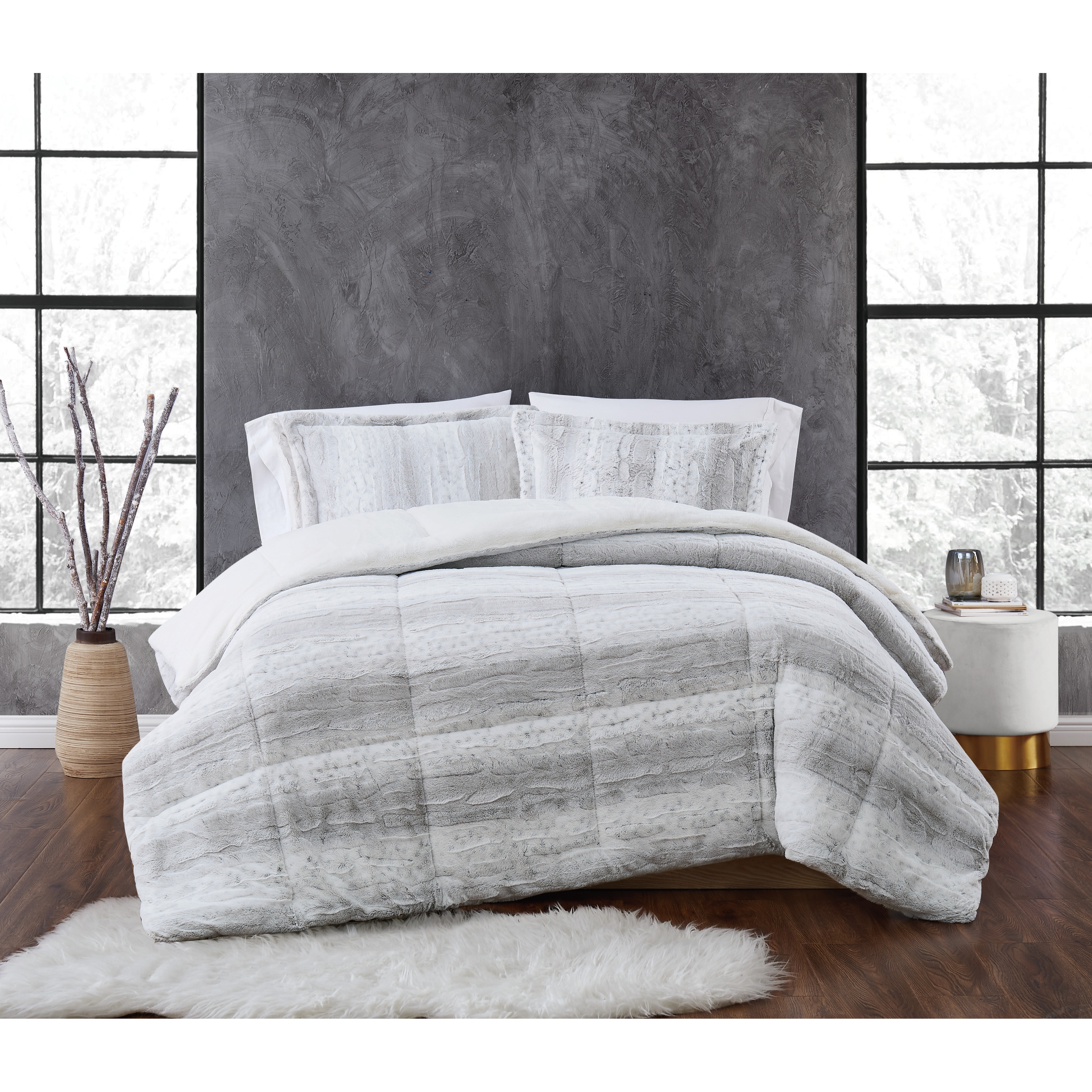London fog comforter sherpa on sale