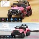 preview thumbnail 14 of 29, Ride on Car with 6 EVA Wheels&4WD, 24V Battery Powered Electric Car for Ages 3-6 Kids