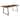 Ditman 80-inch Live Edge Dining Table Grey Sheesham