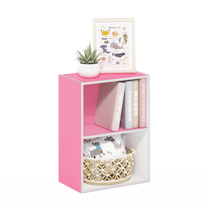 Furinno Luder 2-Tier Open Shelf Bookcase