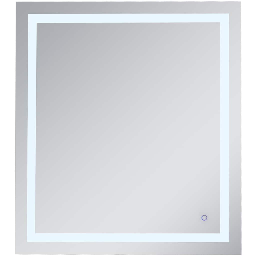 Elegant Lighting Helios 40" x 36" Rectangular Frameless Wall Mounted