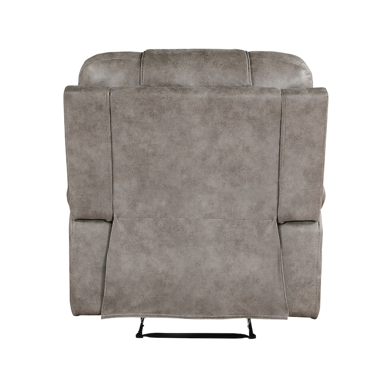 Fremont & Park Gerald 39.5" Microfiber Manual Reclining Chair with Tab Pull Motion