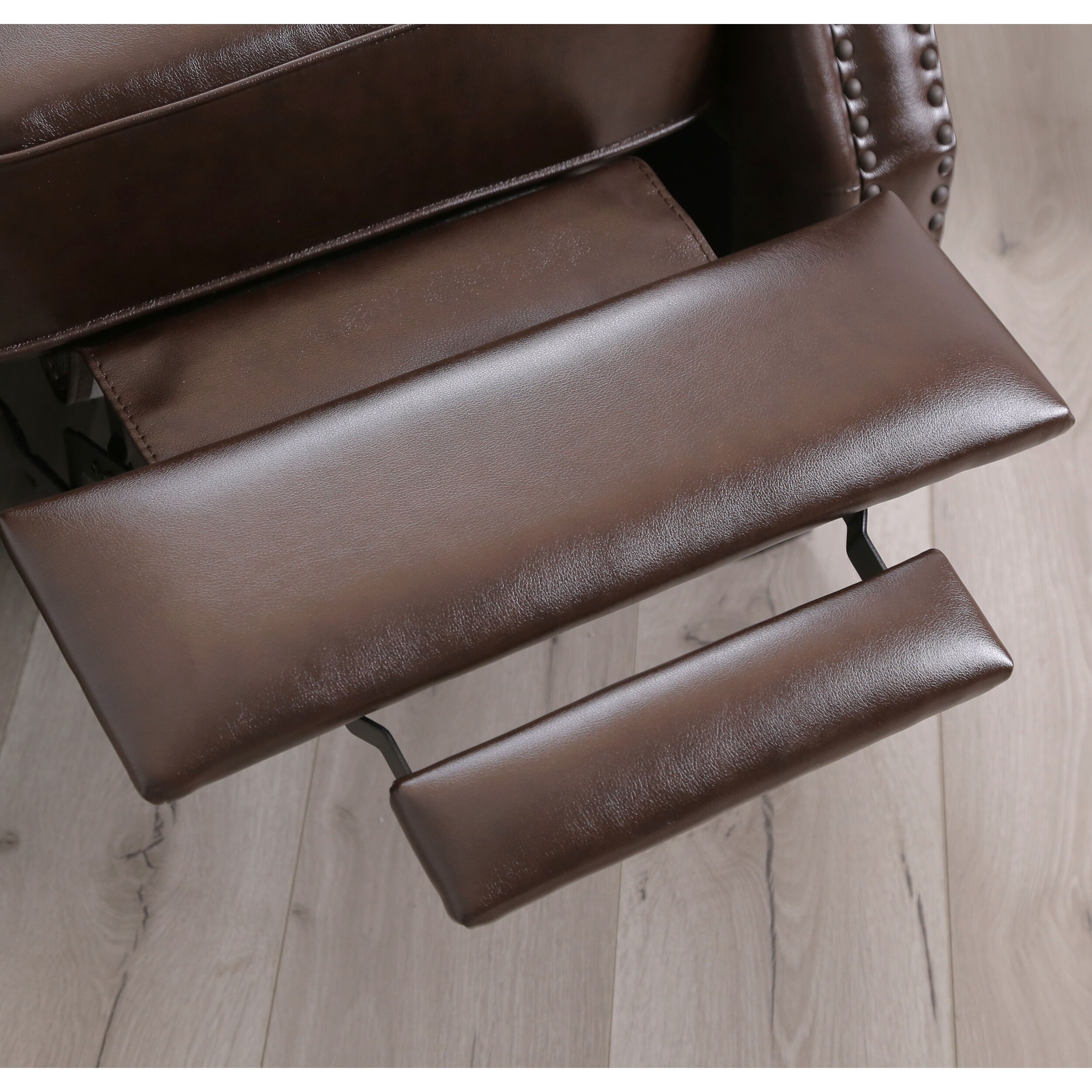 Abbyson Carla Bonded Leather Push back Recliner Bed Bath Beyond 9557850