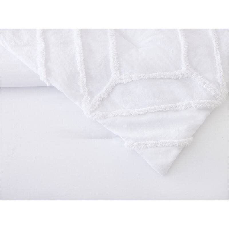 Trina Turk Tufted Chenille 3-Piece King Duvet Cover Set