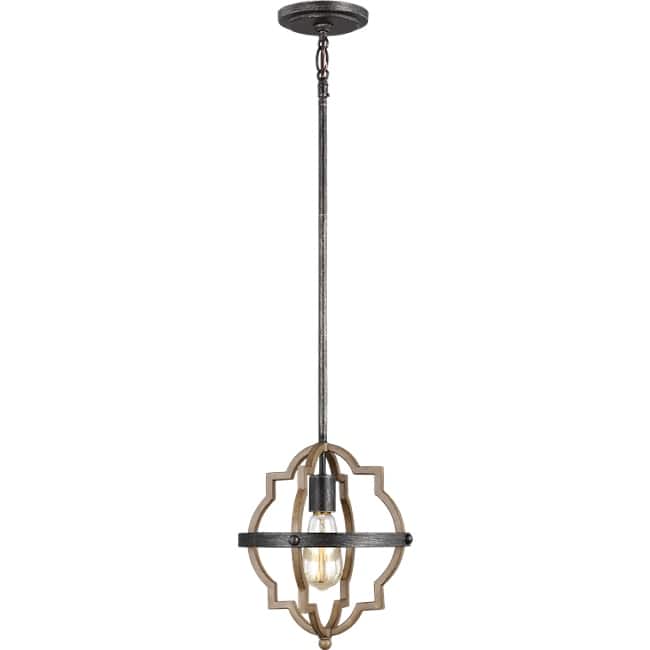 Socorro Transitional One Light Mini-Pendant in Stardust