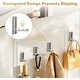 preview thumbnail 13 of 32, Folding Coat Hooks, 4Pcs Foldable Heavy Duty Wall Hooks