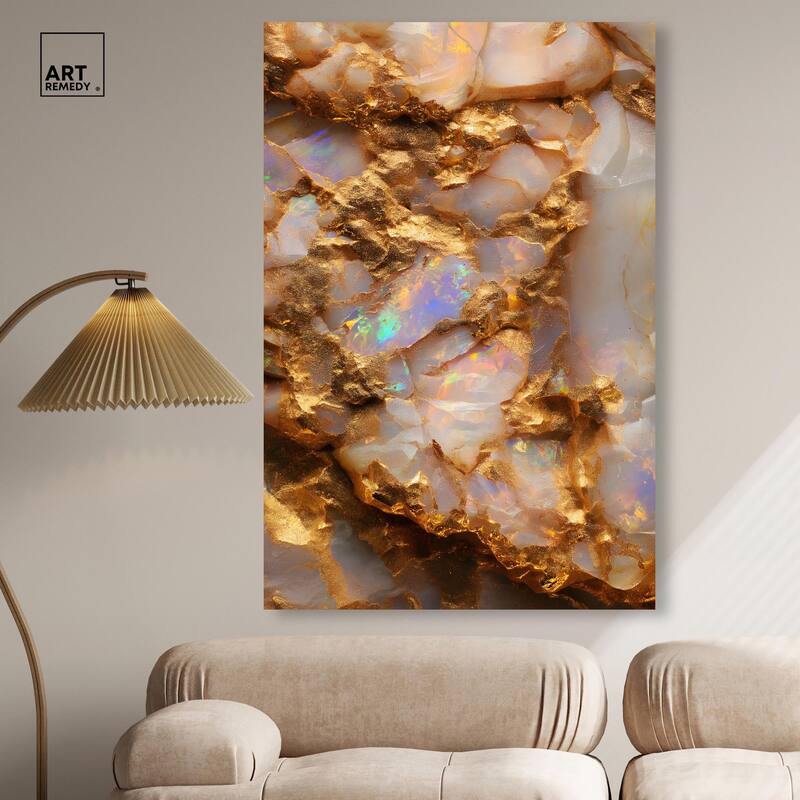 Mythic Gleam Canvas by Art Remedy, Gallery Wrapped