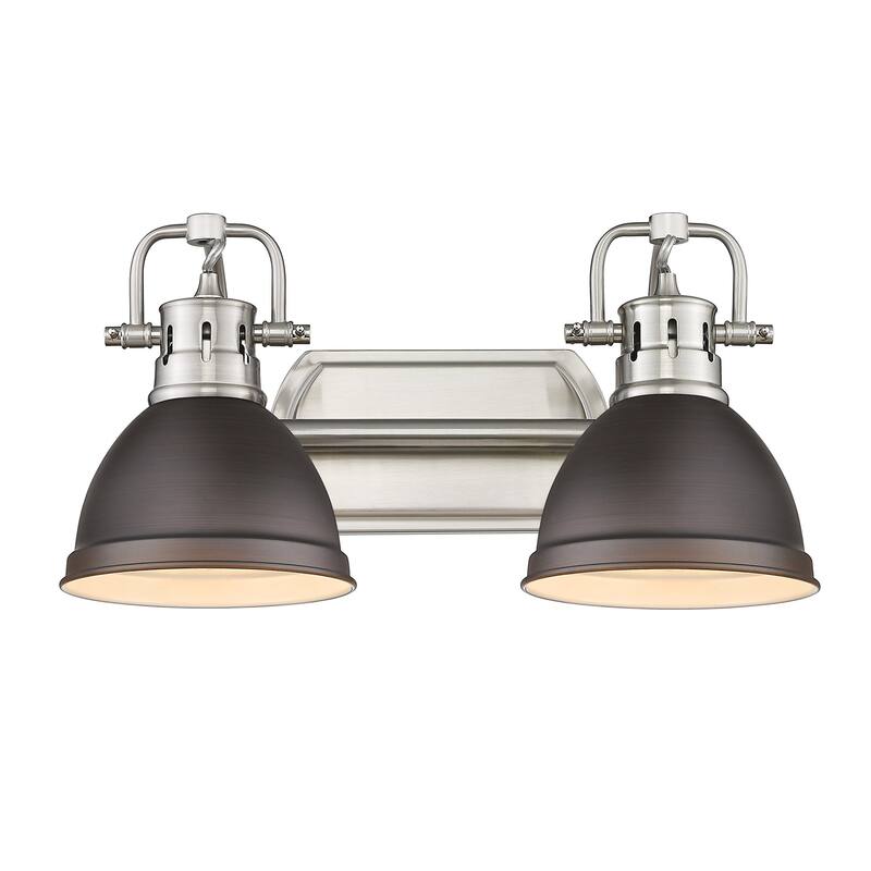 Golden Lighting Duncan 2 Light 17" Wide Bathroom Vanity Light