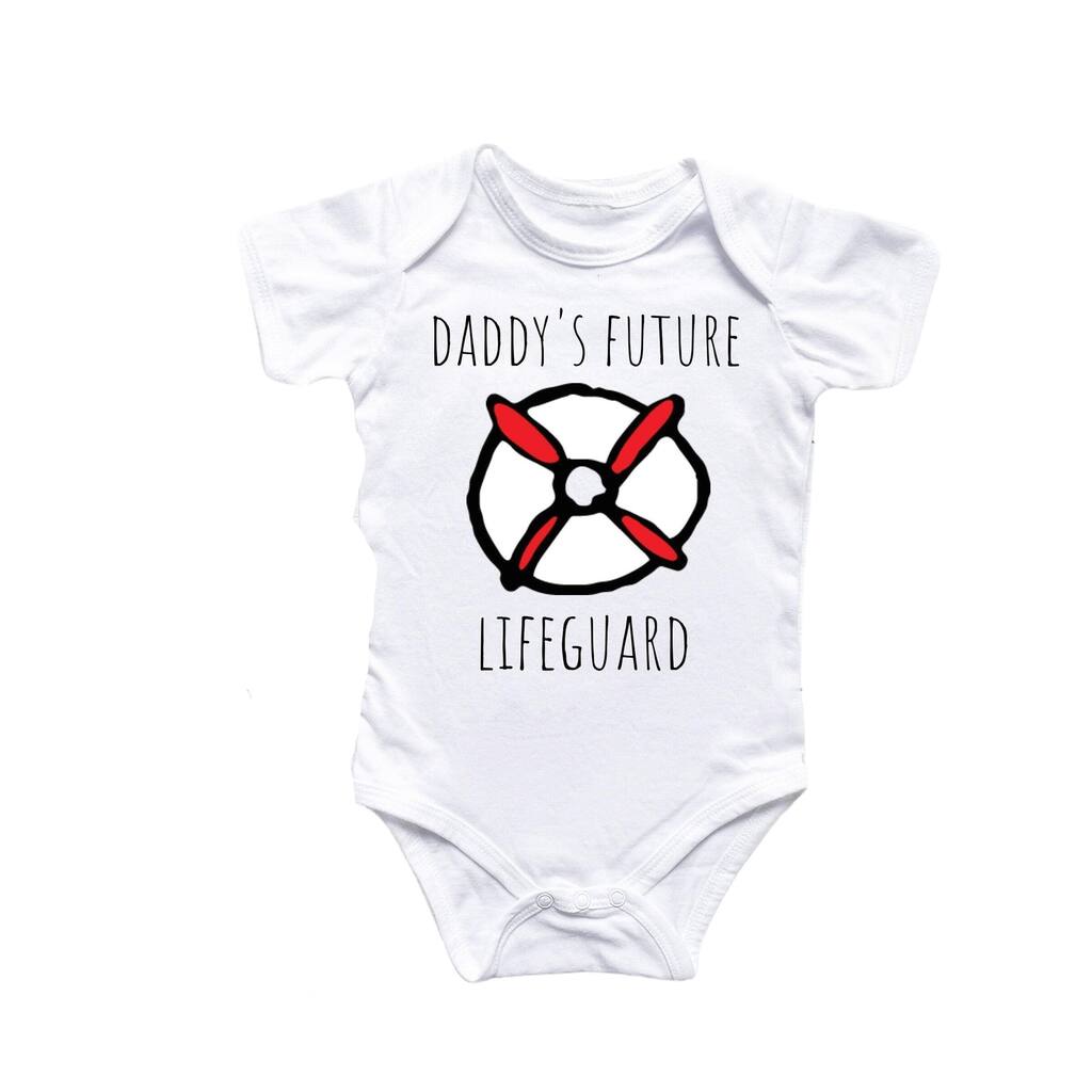 Lifeguard Daddy - Baby Boy Girl Clothes Infant Bodysuit Funny Cute Newborn