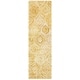 preview thumbnail 28 of 32, SAFAVIEH Handmade Ikat Madyson Wool Rug 2'3" x 8' Runner - Gold - Runner