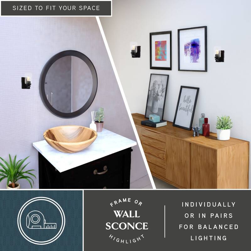 Vaxcel Lighting W0523 Park Ridge 8" Tall Bathroom Sconce