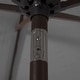 preview thumbnail 33 of 69, Lopes 9-foot Patio Umbrella with Bronze Finish Base Weight Stand Included