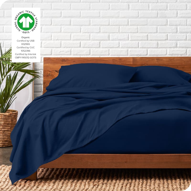 Bare Home Organic Cotton Flannel Sheet Set
