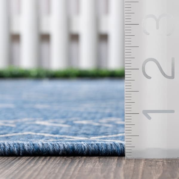 dimension image slide 3 of 7, Nuloom Serna Moroccan Indoor/Outdoor Area Rug