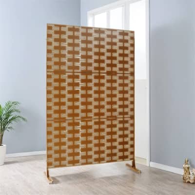 Outdoor & Indoor Privacy Screen Metal Privacy Screen 76" H×48" W