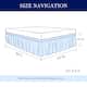 Subrtex Easy Fit 16-inch Drop Bed Skirts