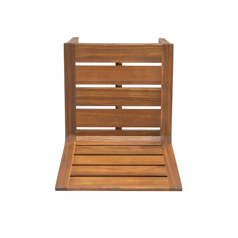 Christopher Knight Home - Outdoor 7-Piece Dining Set with 69" Wooden Table and 6 Dining Chairs